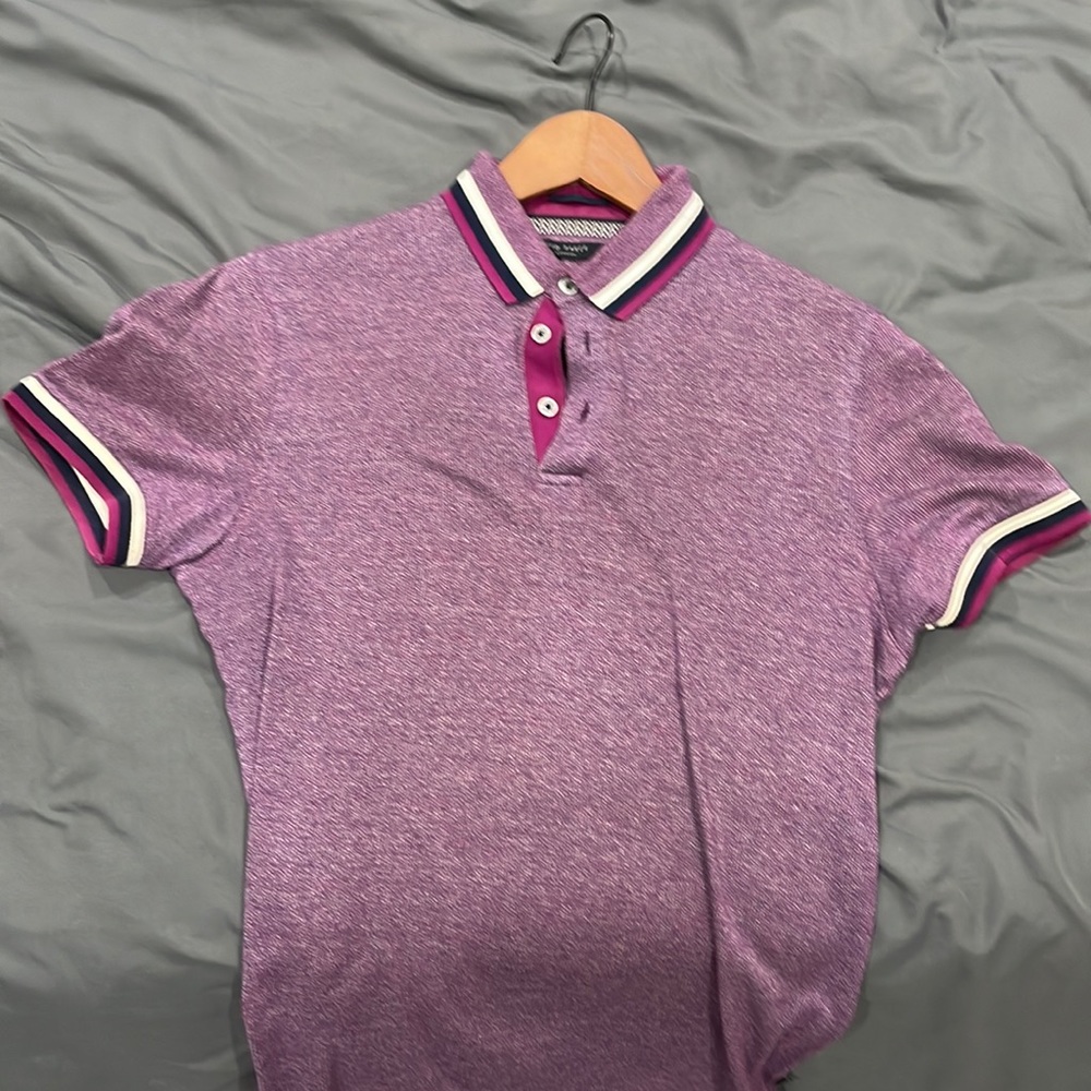 Purple Ted Baker polo